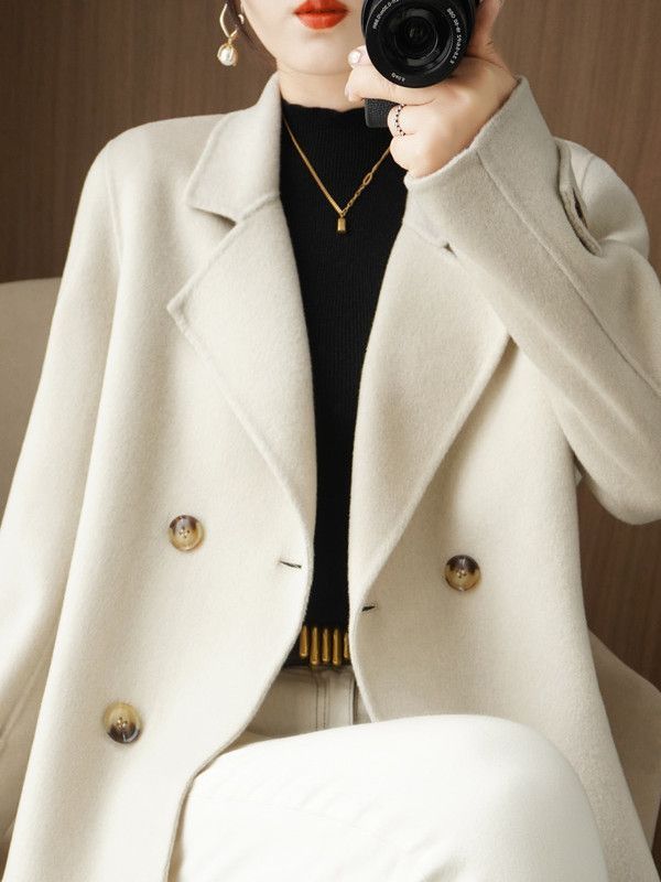Wool Suit Jacket - Trendy Thickened Woolen Coat Women's Suit