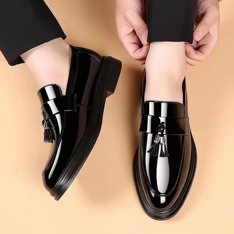 Men'S Formal Wear Accessories - Black Social Shoe for Men Casual