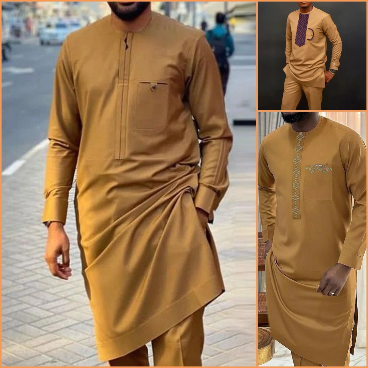 Men'S Formal Wear Accessories - 2024 New African Traditional Men's Set