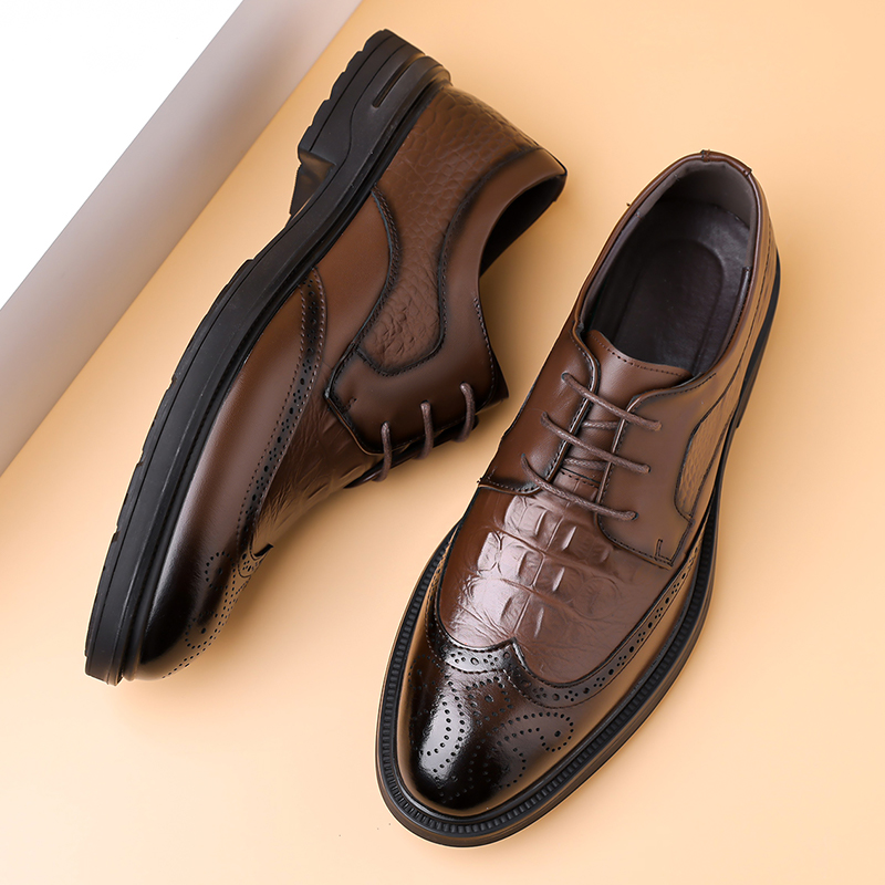 Summer New Leather Shoes Men's - Formal Men Office Wear Sandals recension och pris