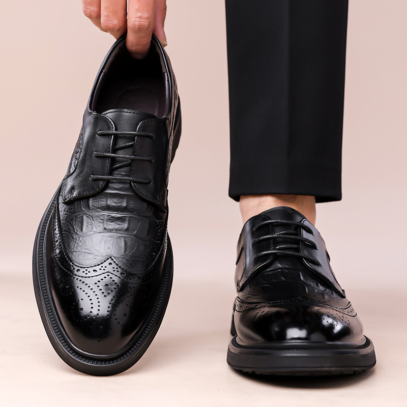Summer New Leather Shoes Men's - Formal Men Office Wear Sandals recension och pris