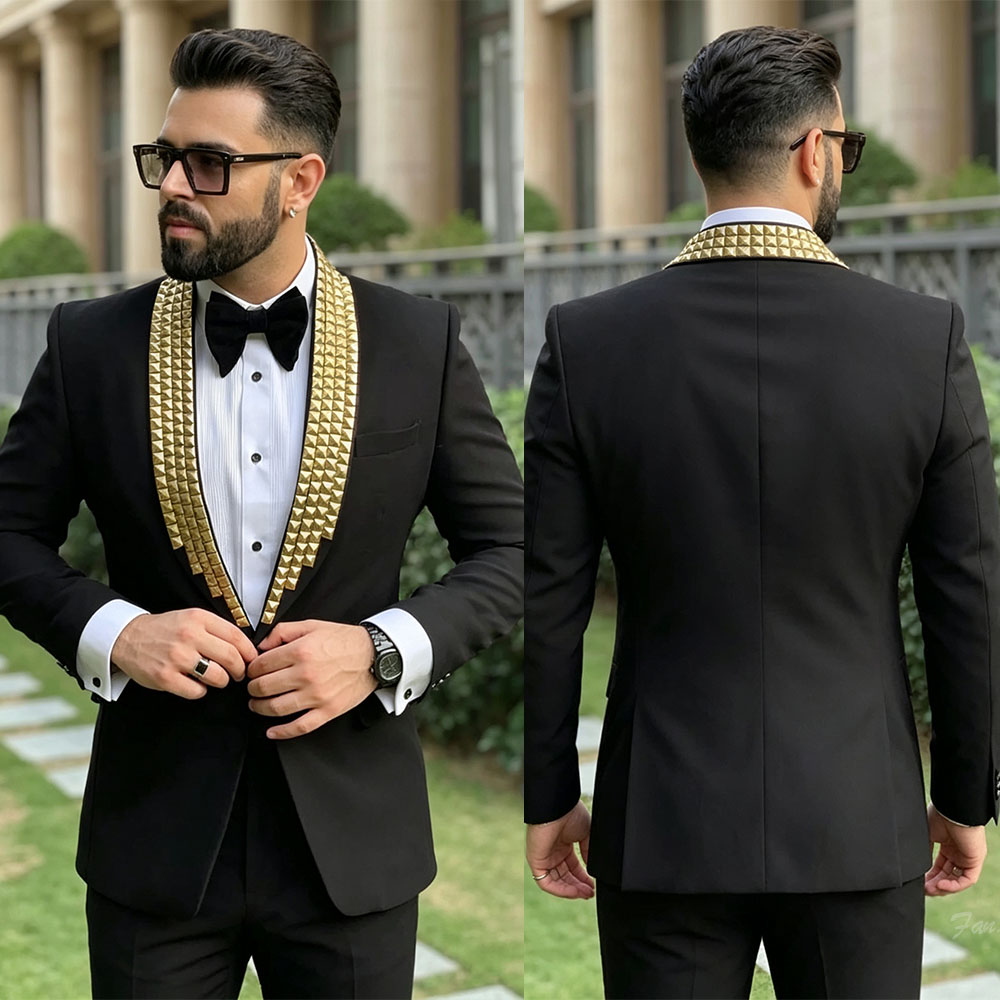 Modern Men's Suits Tuxedo Bead - Wool Suit Jacket recension och pris
