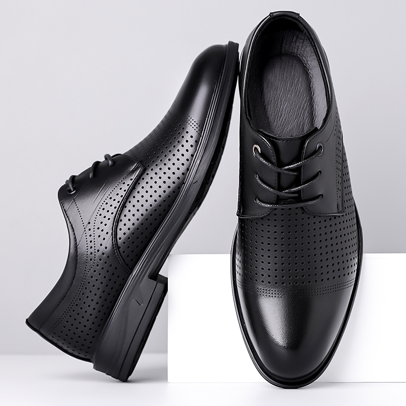 Summer New Leather Shoes Men's - Formal Men Office Wear Sandals recension och pris