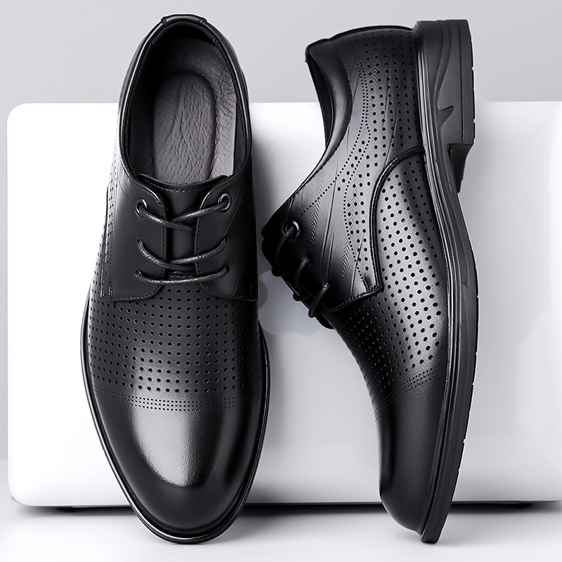 Summer New Leather Shoes Men's - Formal Men Office Wear Sandals recension och pris