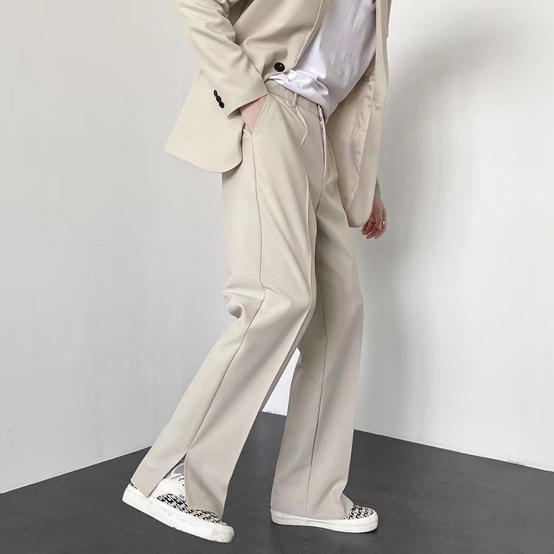 Grey Khaki Black Suit Pants Me - Korean Men Formal Wear recension och pris