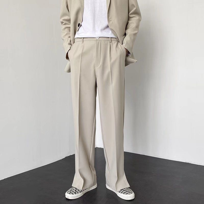 Grey Khaki Black Suit Pants Me - Korean Men Formal Wear recension och pris