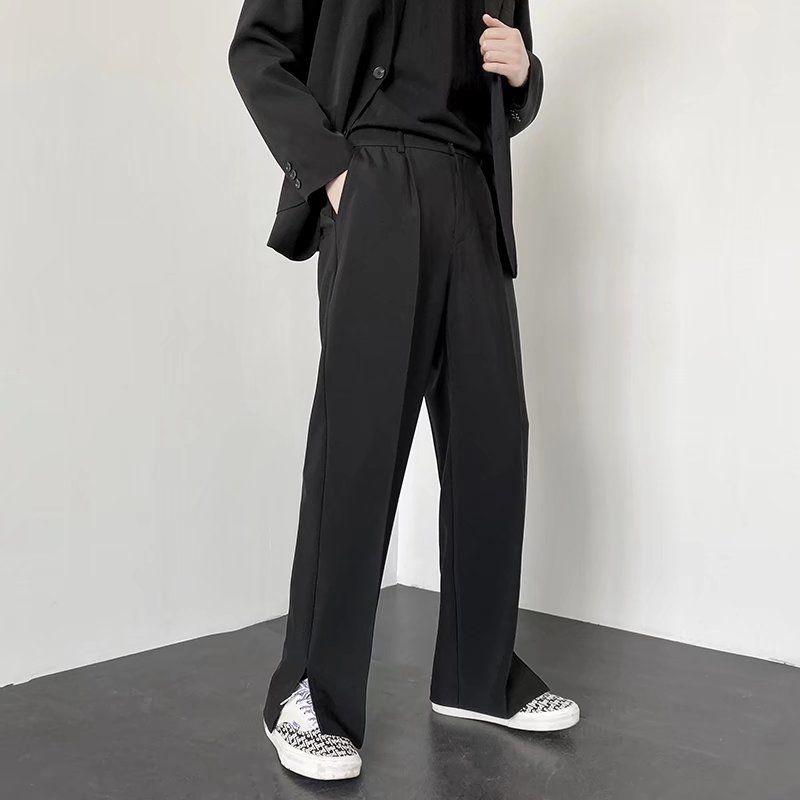 Grey Khaki Black Suit Pants Me - Korean Men Formal Wear recension och pris
