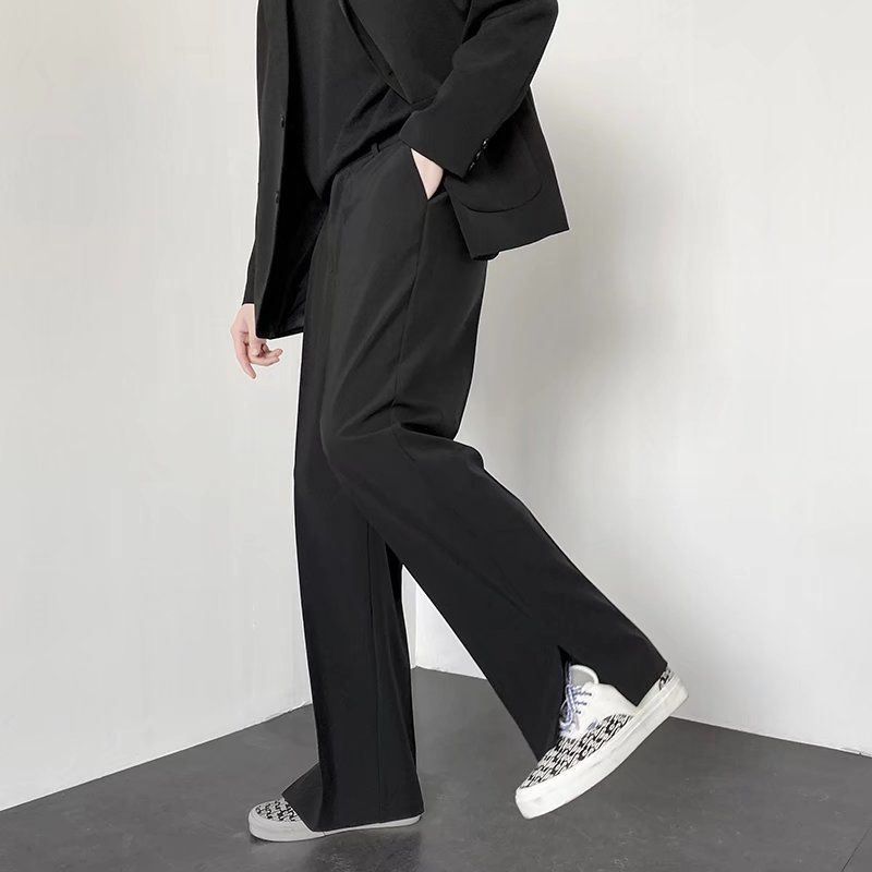 Grey Khaki Black Suit Pants Me - Korean Men Formal Wear recension och pris
