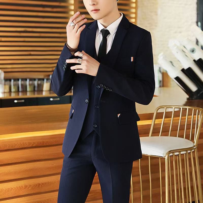 Men's 2 Piece Slim Fit Suit Ko - Korean Men Formal Wear recension och pris