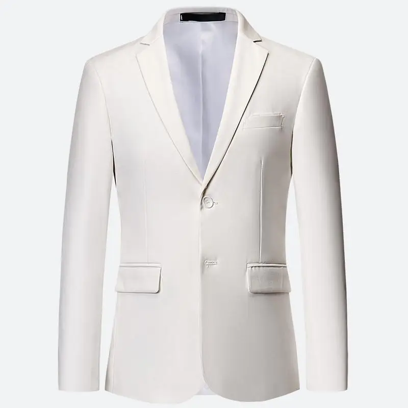 Men White Formal Jackets Two B - Korean Men Formal Wear recension och pris