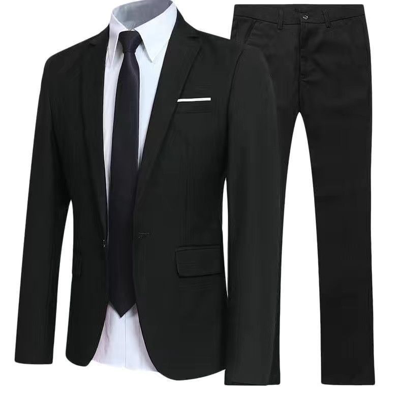 Men's Tee-Piece Suit Slim Fit  - Korean Men Formal Wear recension och pris
