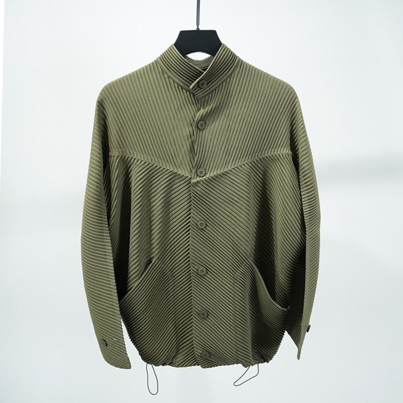 Miyake Pleated 2025 Autumn Men - Wool Suit Jacket recension och pris