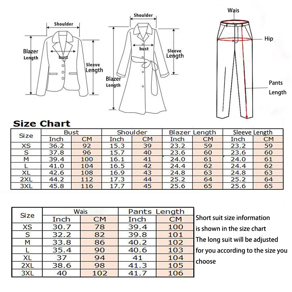 Bright Red Women Long Split Bl - Double Breasted Blazer recension och pris