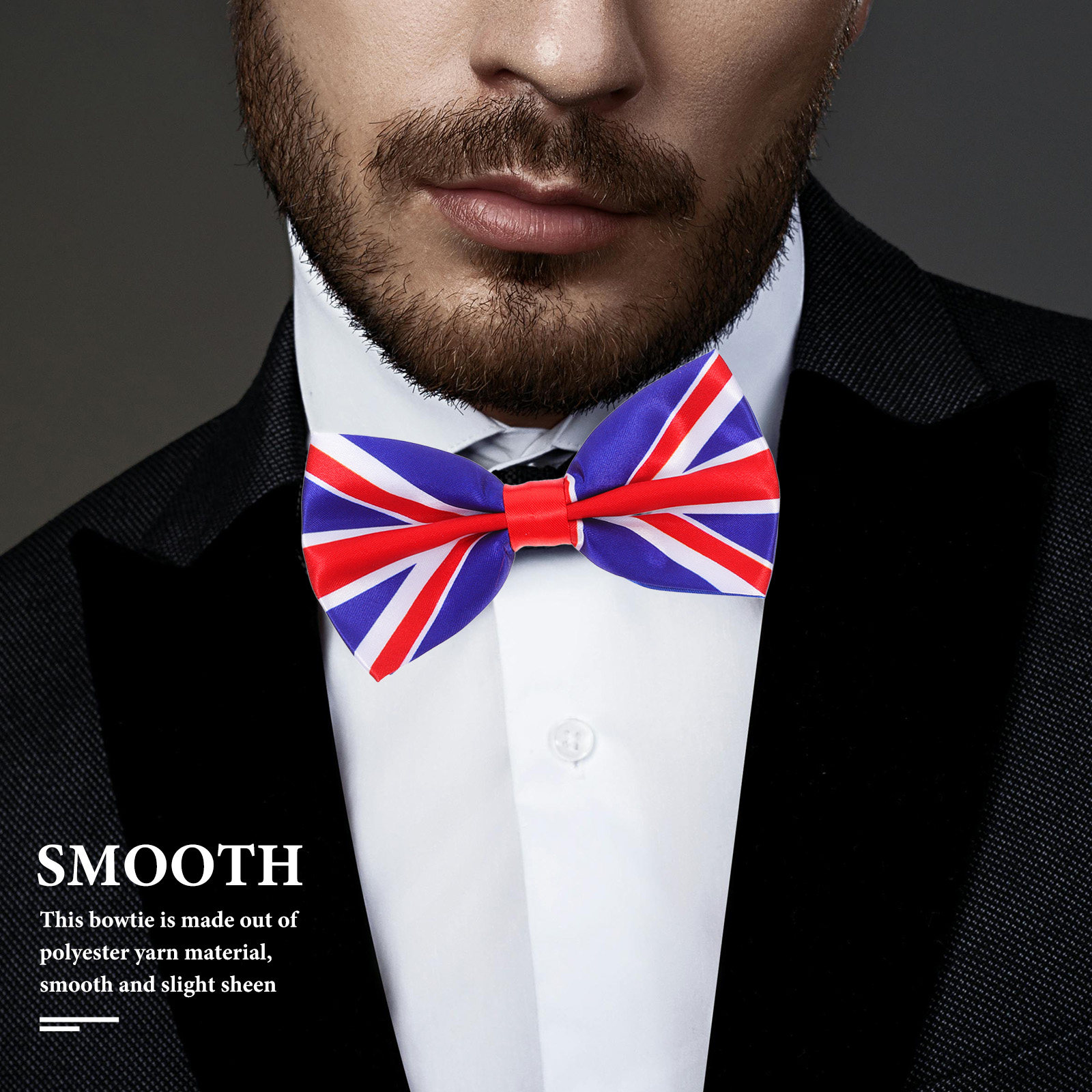 Uk Flag Bow Tie for Men Patrio - Men'S Formal Wear Uk recension och pris