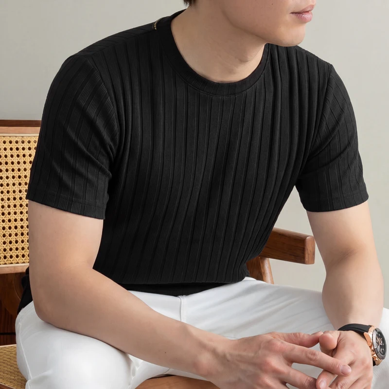 Business Casual Ribbed T Shirt - Men'S Formal Wear Accessories recension och pris
