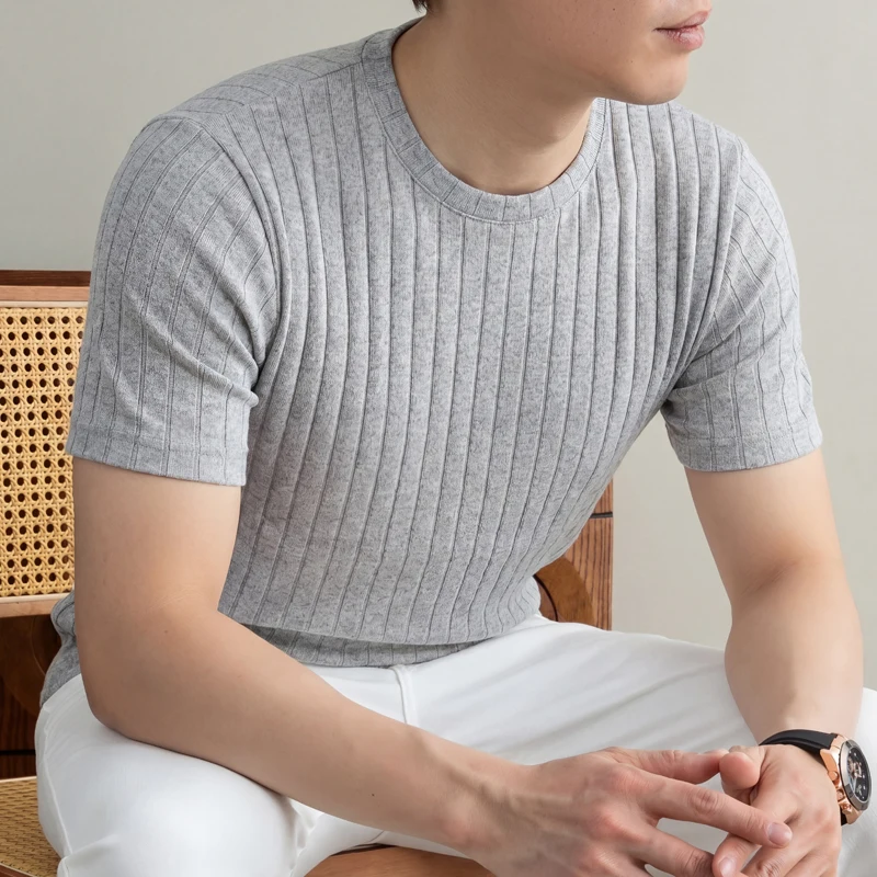 Business Casual Ribbed T Shirt - Men'S Formal Wear Accessories recension och pris