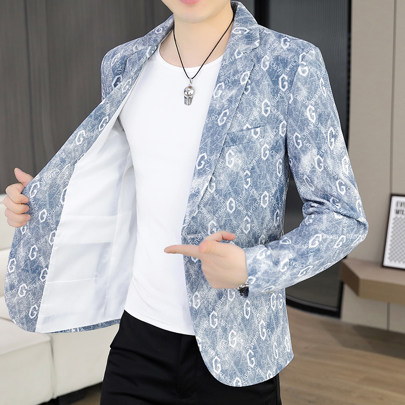 2026 Blazer Autumn/Winter Men' - Korean Men Formal Wear recension och pris