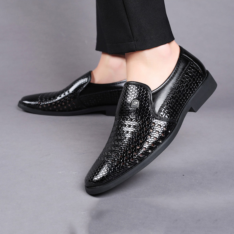 Summer New Leather Shoes Men's - Formal Men Office Wear Sandals recension och pris