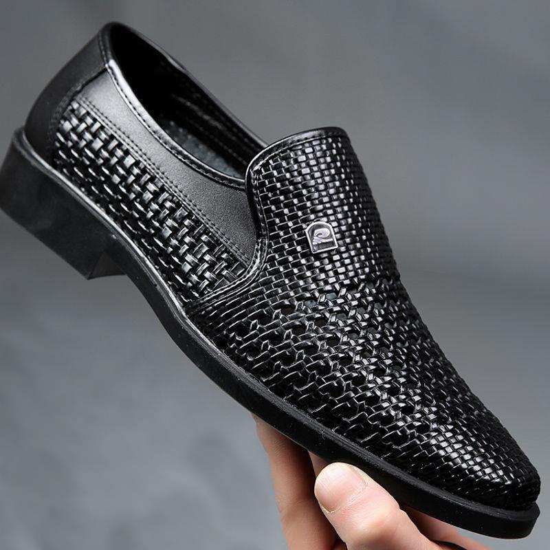 Summer New Leather Shoes Men's - Formal Men Office Wear Sandals recension och pris