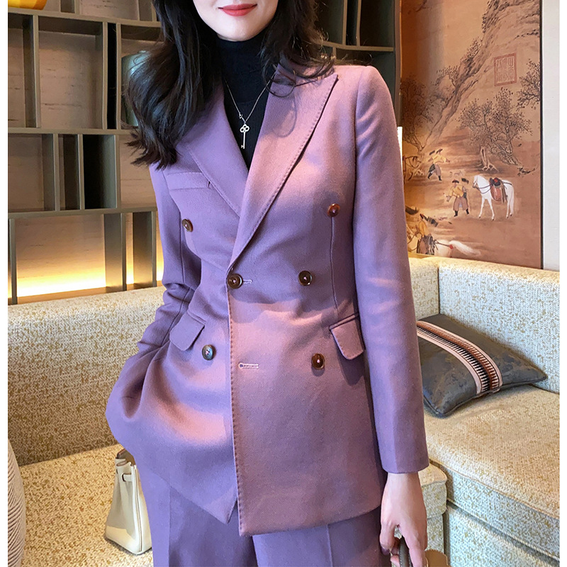 Allingentle Purple Women's Sui - Double Breasted Blazer recension och pris