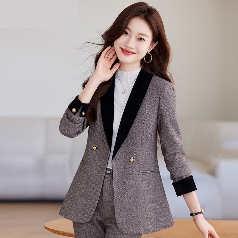2024 Elegant Women Pant Suit O - Wool Suit Jacket recension och pris