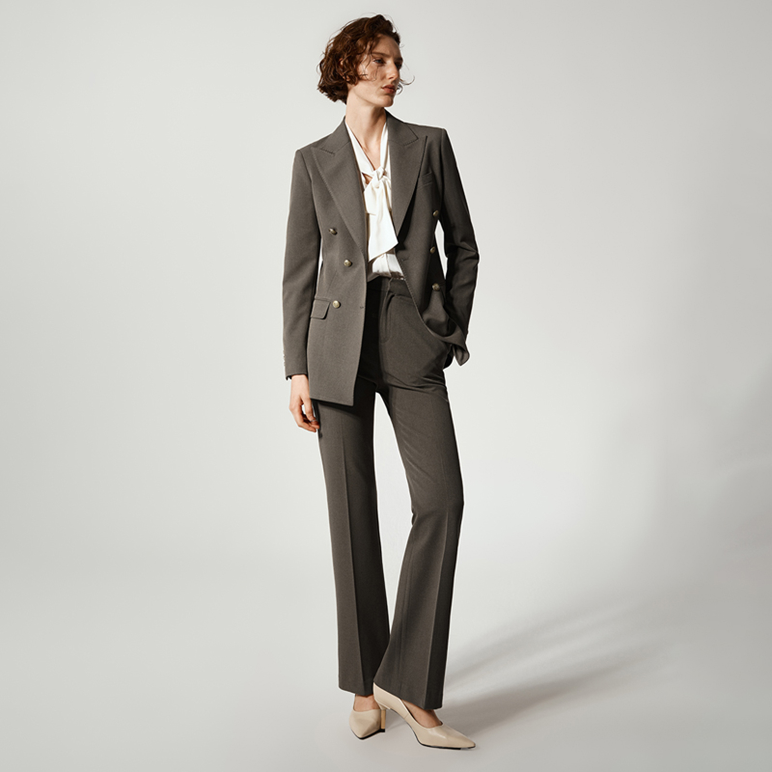Allingentle Women Pantsuit 2 P - Double Breasted Blazer recension och pris