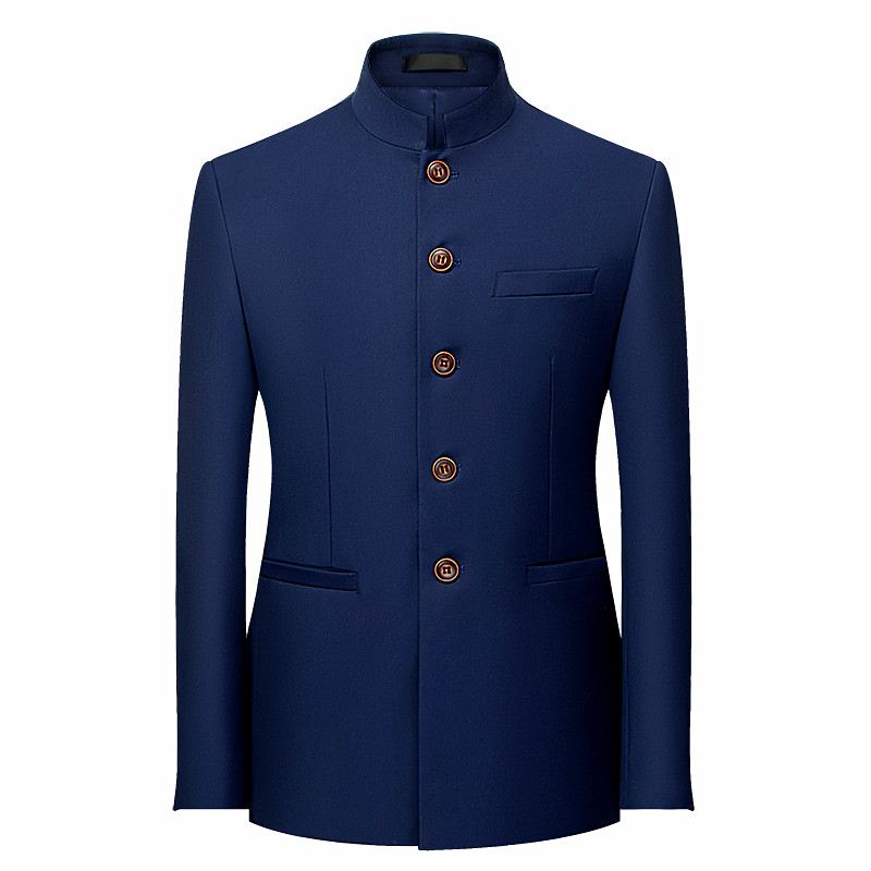 2026 Men's Chinese Style Long  - Korean Men Formal Wear recension och pris