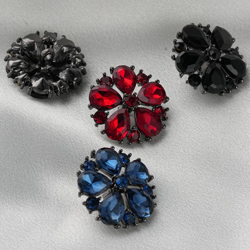 New 3Pcs 15/21/25mm Flower Rhi - Wool Suit Jacket recension och pris