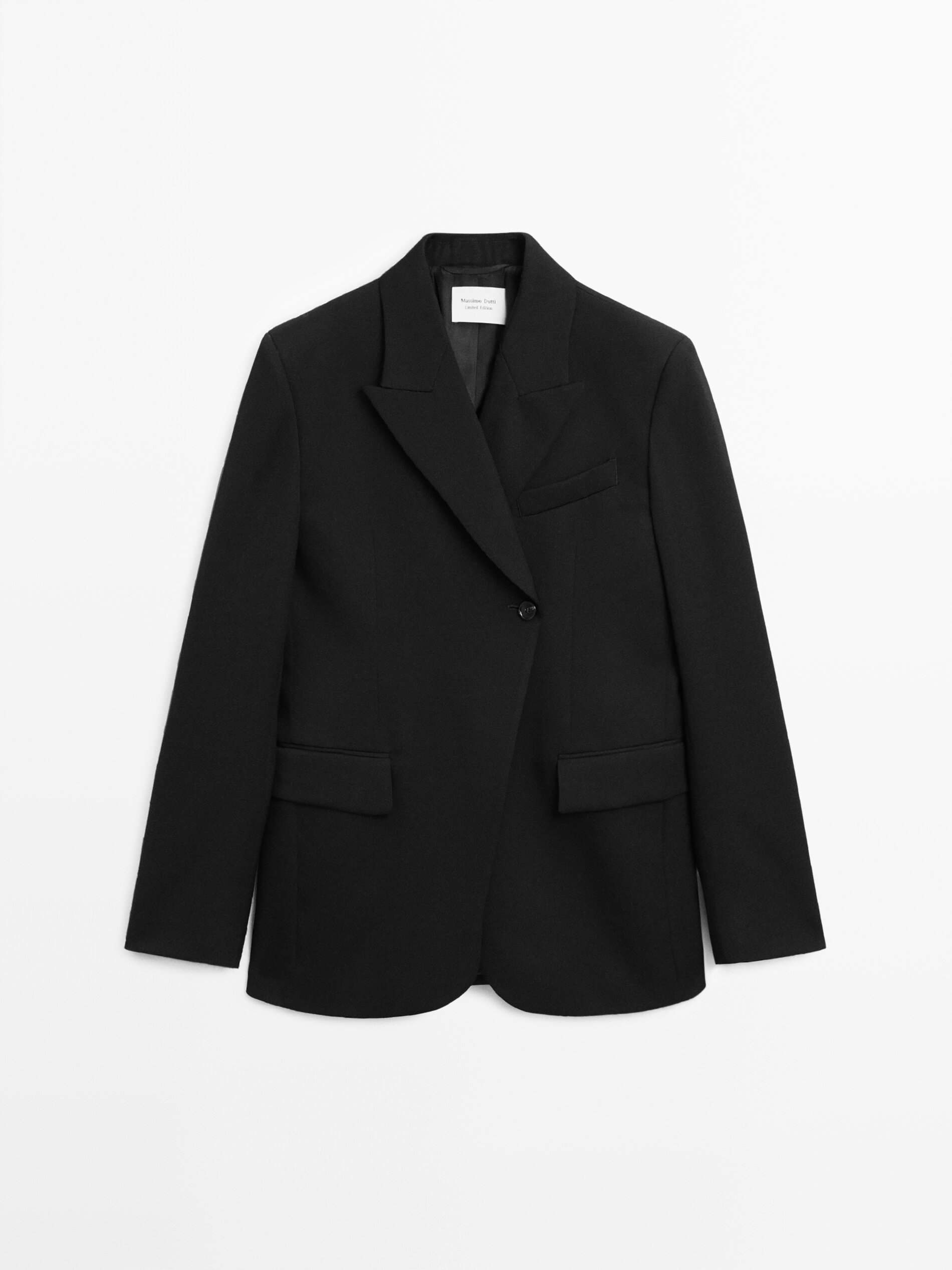 Allingentle Black Woolen Women - Double Breasted Blazer recension och pris