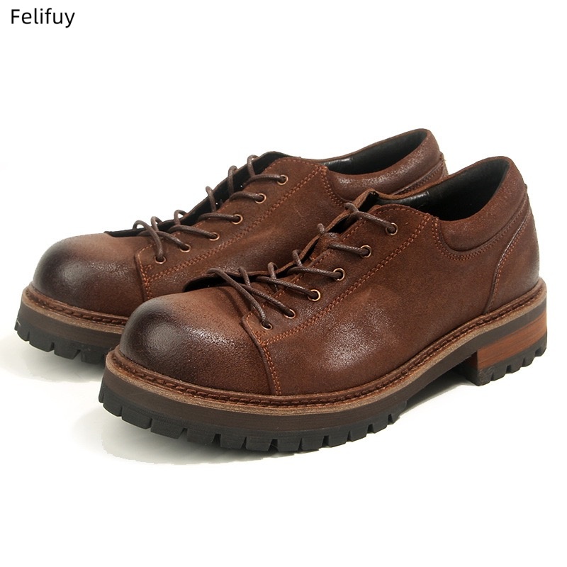 Retro Cowhide Mens Casual Busi - Men'S Formal Wear recension och pris