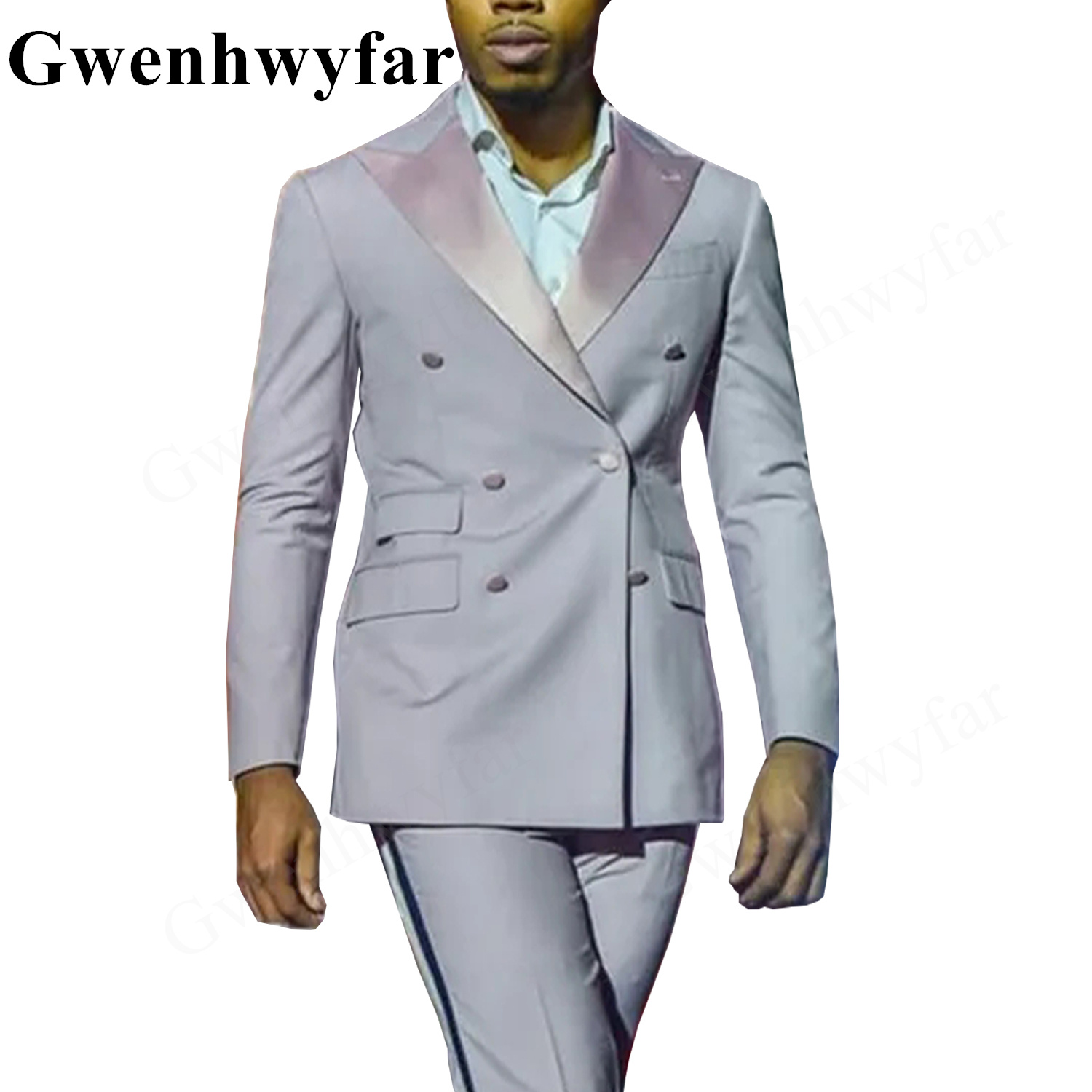 Gwenhwyfar New Light Pink Men' - Men Formal Wear Pants recension och pris