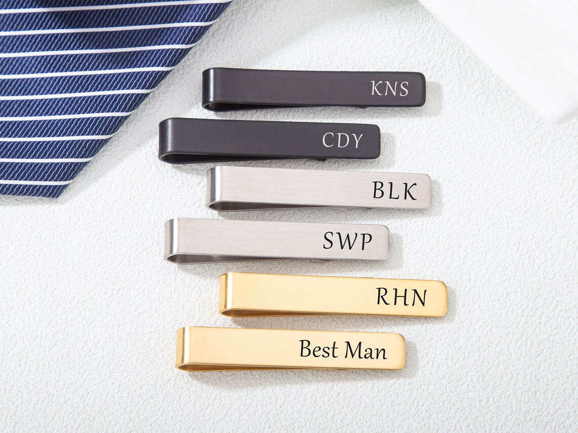 Personalized Custom Name Tie C - Tie Bar Clip recension och pris