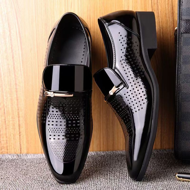 Summer New Leather Shoes Men's - Formal Men Office Wear Sandals recension och pris