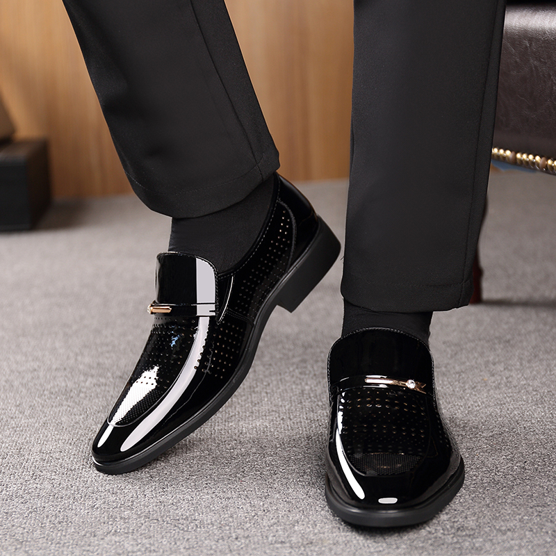Summer New Leather Shoes Men's - Formal Men Office Wear Sandals recension och pris