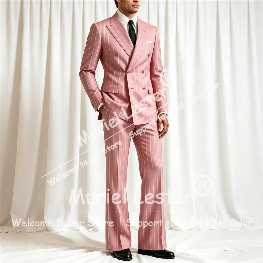 Elegant Stripes Suit Men 2 Pie - Men'S Formal Wear recension och pris