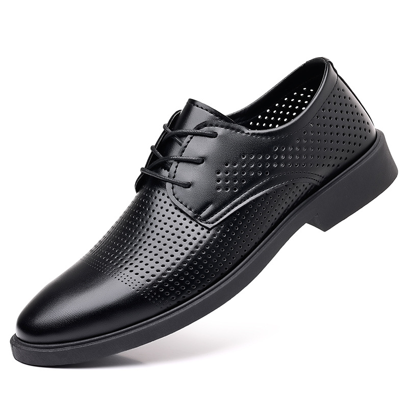 Summer New Leather Shoes Men's - Formal Men Office Wear Sandals recension och pris