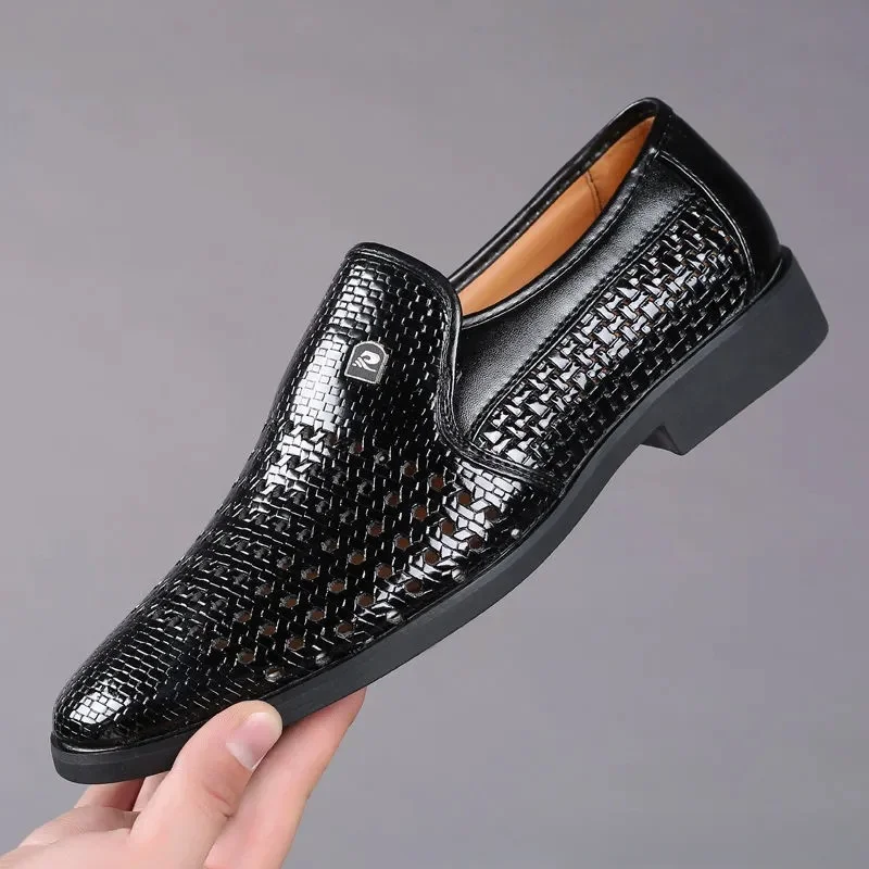 Summer New Leather Shoes Men's - Formal Men Office Wear Sandals recension och pris