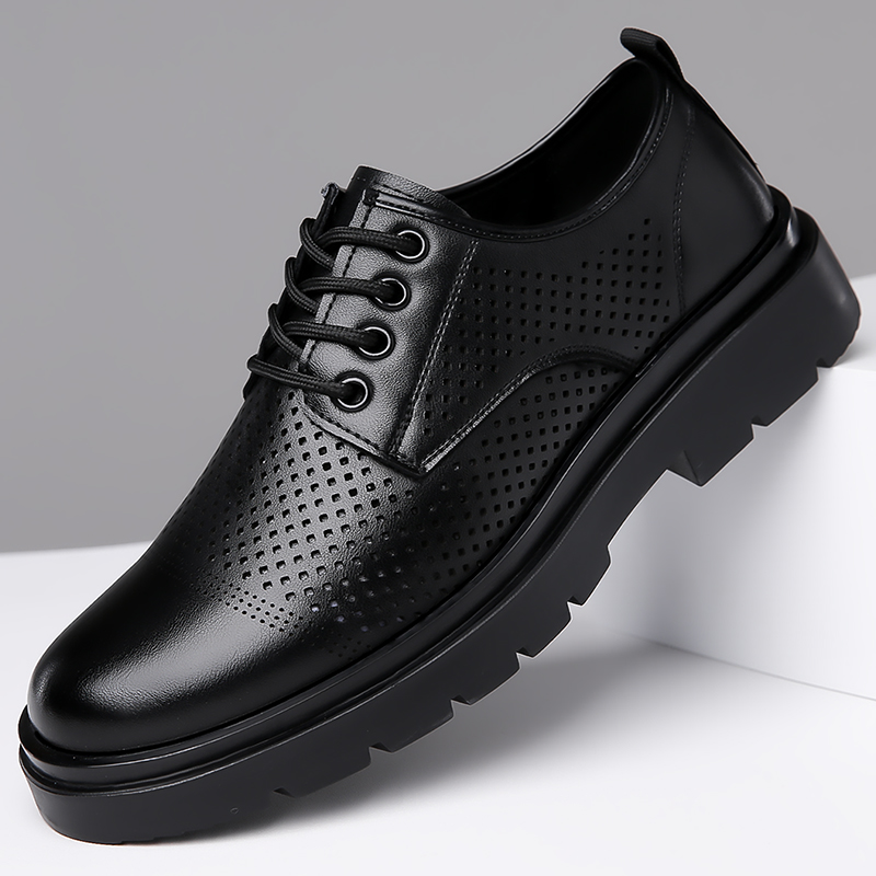 Summer New Leather Shoes Men's - Formal Men Office Wear Sandals recension och pris