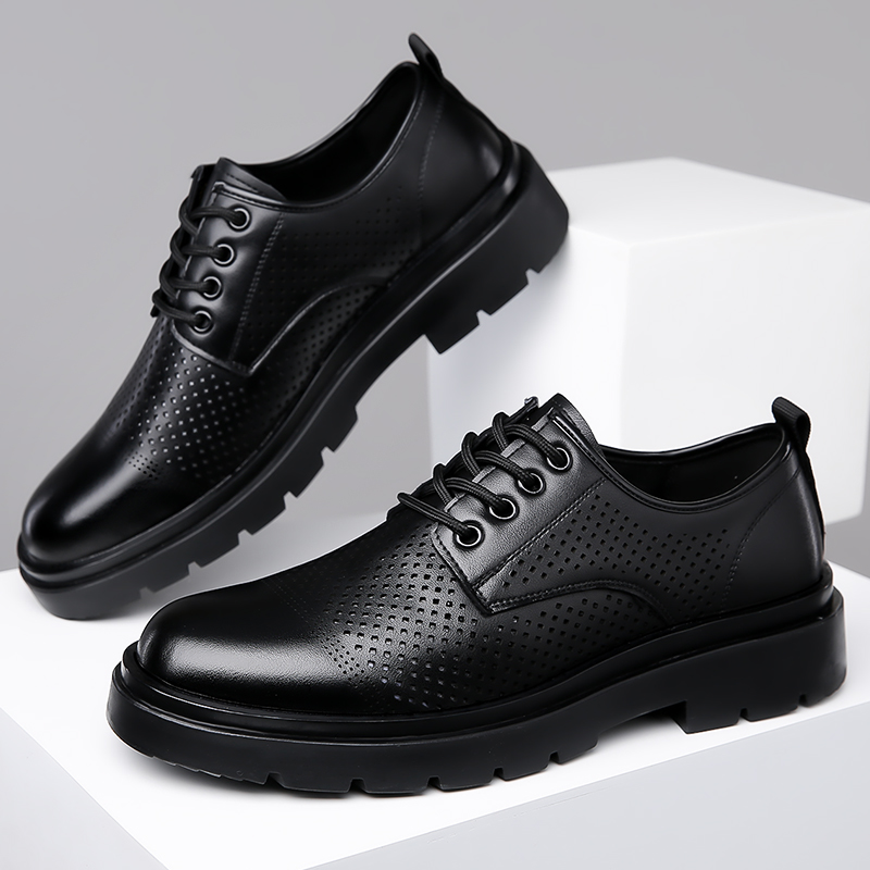 Summer New Leather Shoes Men's - Formal Men Office Wear Sandals recension och pris