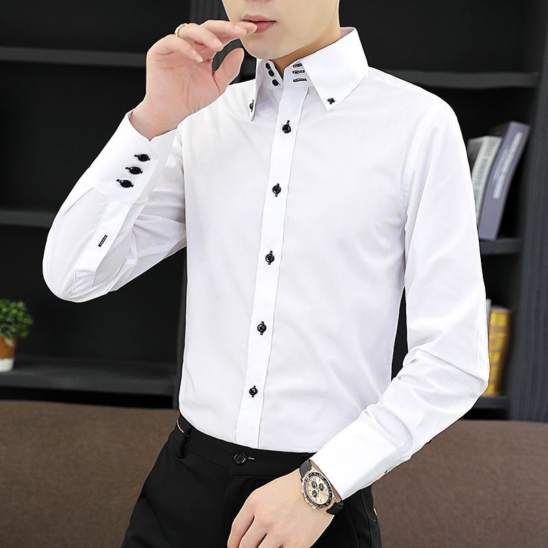Spring Autumn Men's Executive  - Korean Men Formal Wear recension och pris