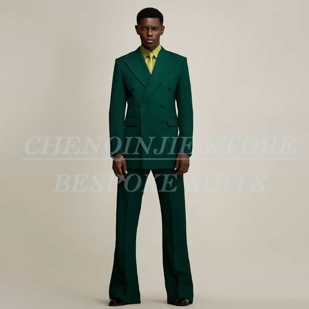 Luxury Green Men's Suits Forma - Men Formal Wear Pants recension och pris