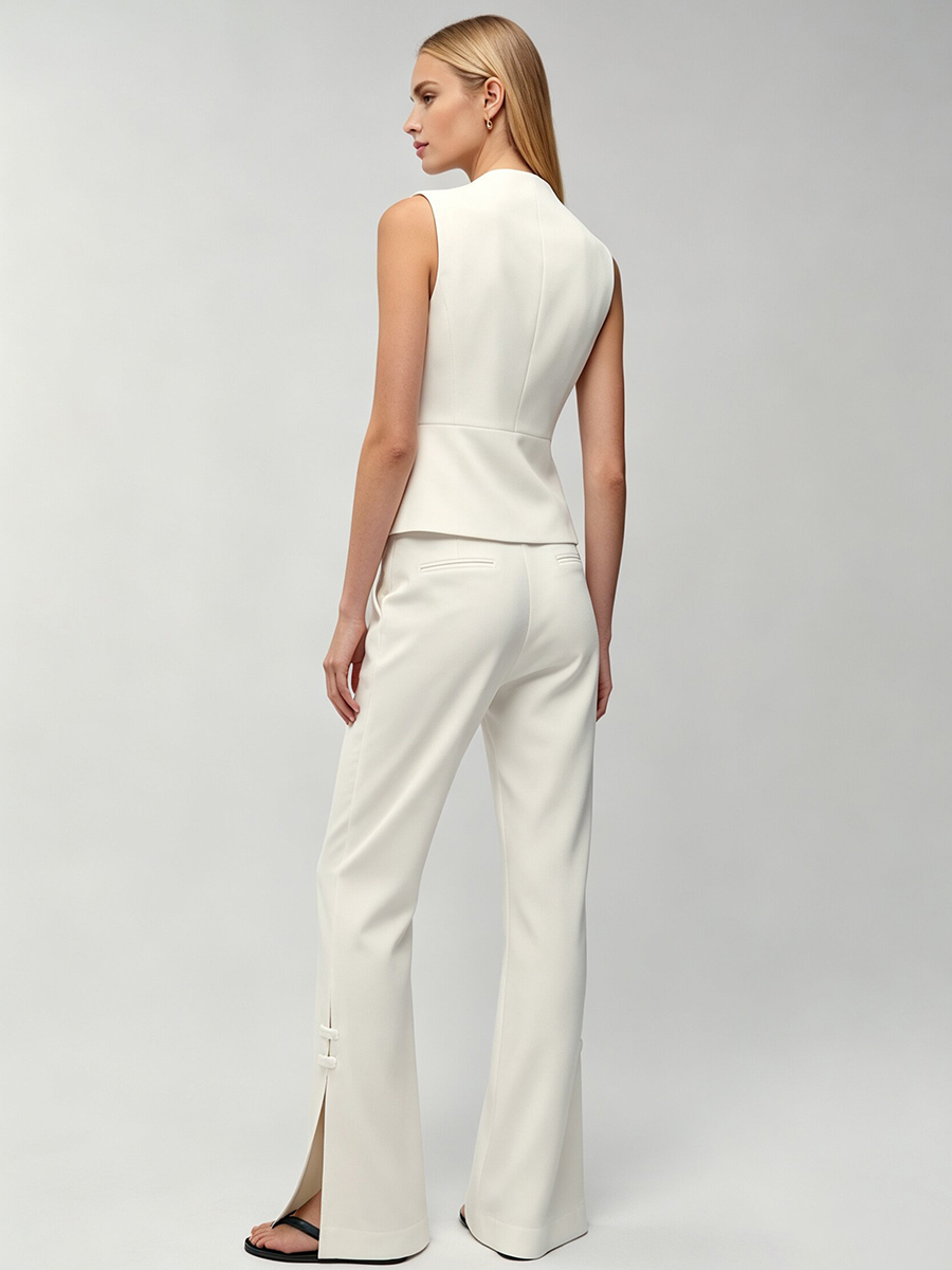 LIMO Women White Chinese Frog  - Men'S Formal Wear Accessories recension och pris