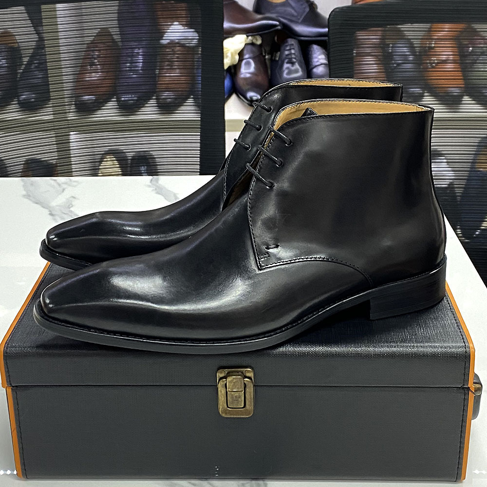 New Fashion Handmade Men's Cas - Korean Men Formal Wear recension och pris