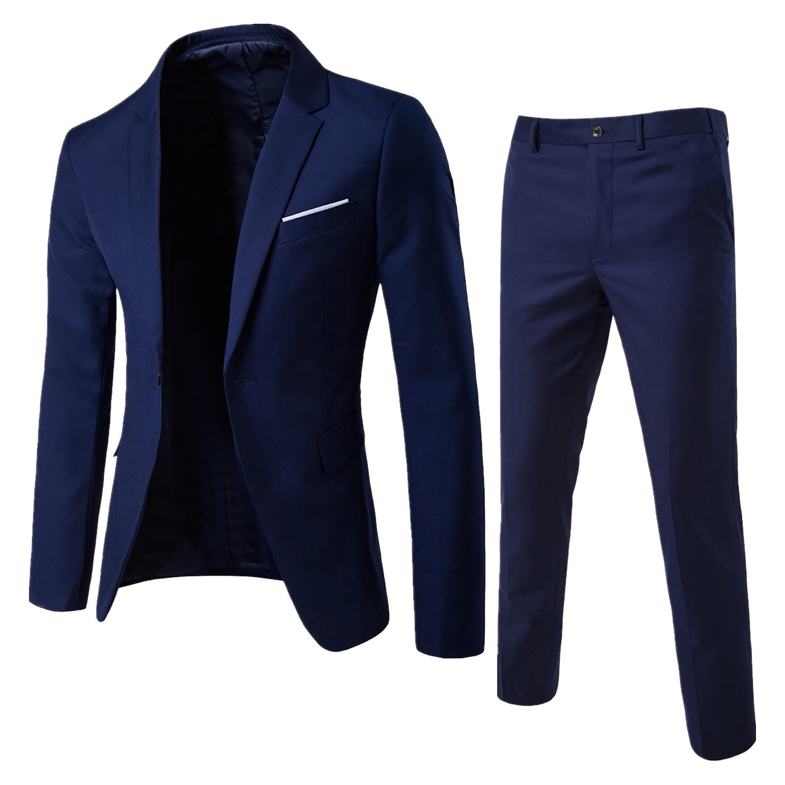 Mens Suit Set Two Piece Busine - Korean Men Formal Wear recension och pris