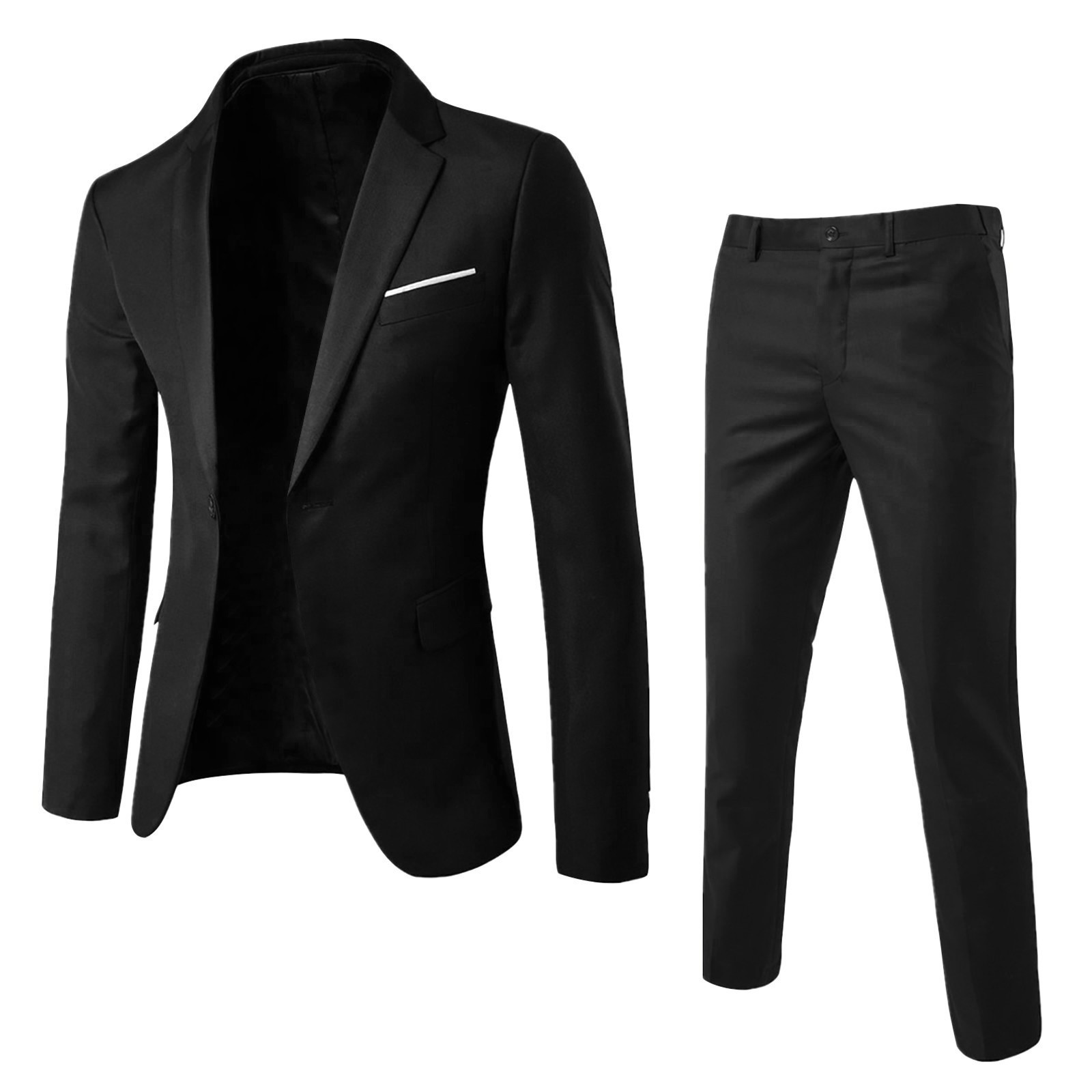 Mens Suit Set Two Piece Busine - Korean Men Formal Wear recension och pris