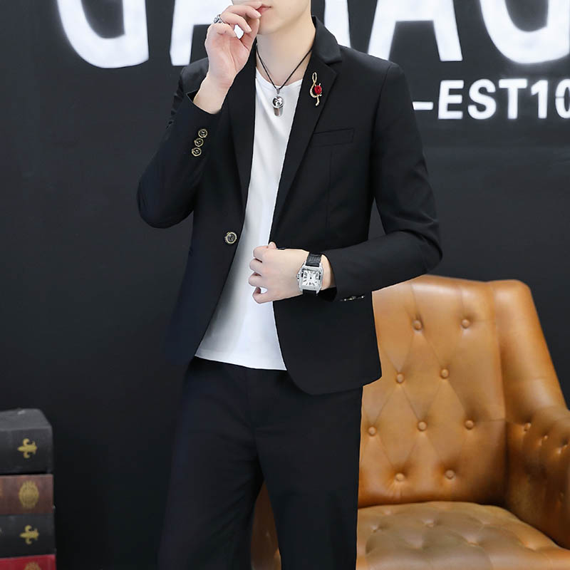 2025 Men's Stylish and Cool Ko - Korean Men Formal Wear recension och pris